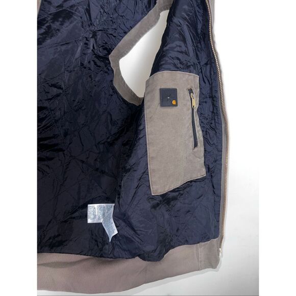 Carhartt Men’s 2xl Tall brown vintage canvas chore work barn vest - Picture 7 of 8